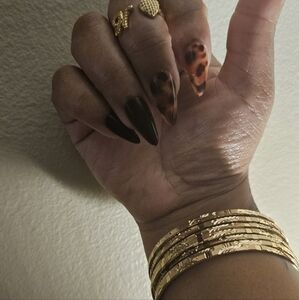 Gold Bangles -7 Gold Plated